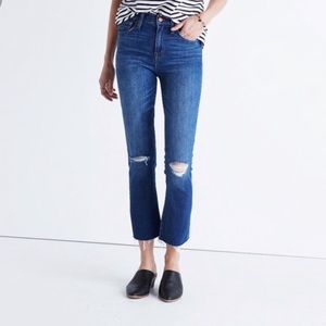 Madewell 10” High Riser Demi Boot with knee slit